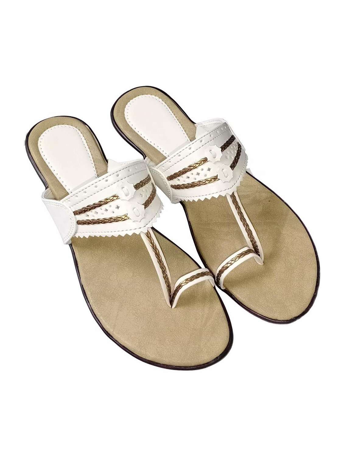 women textured one toe sandal