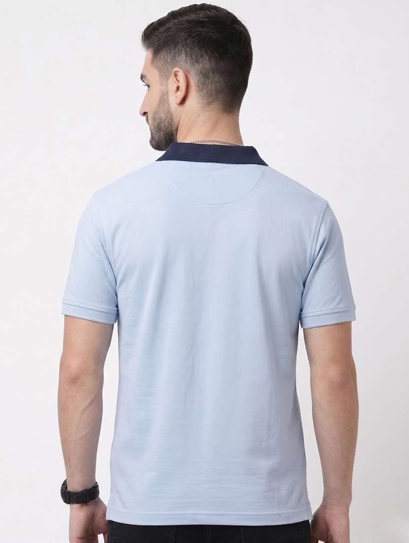 men solid short sleeve regular fit polo t-shirt - 22521275 -  Standard Image - 2