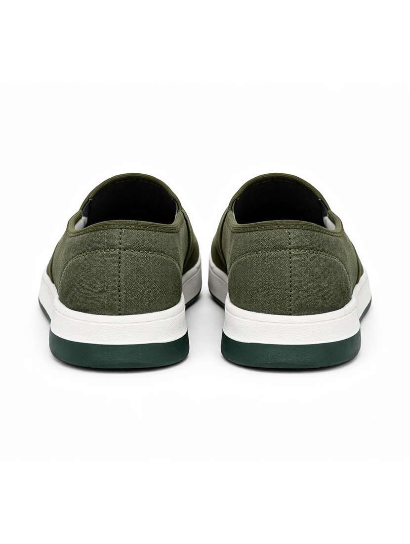 men solid slip on casual shoes - 22522686 -  Standard Image - 2