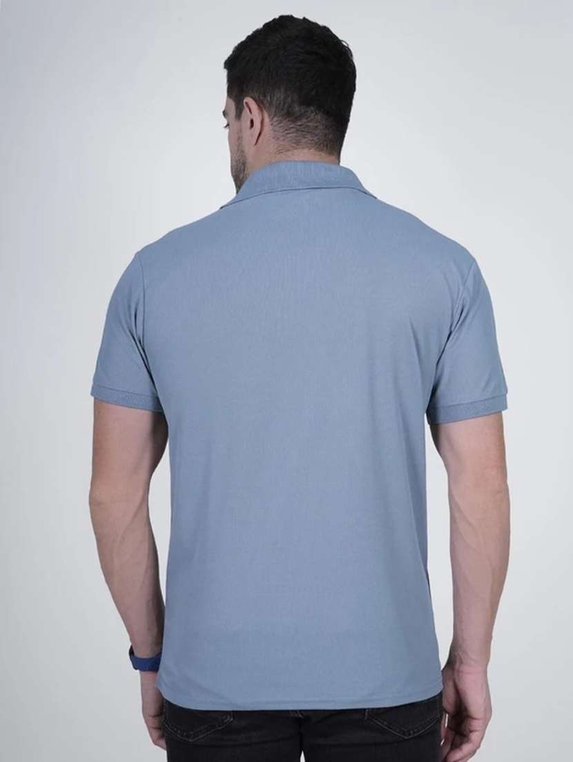 men solid short sleeves polo t-shirt - 22522700 -  Standard Image - 2