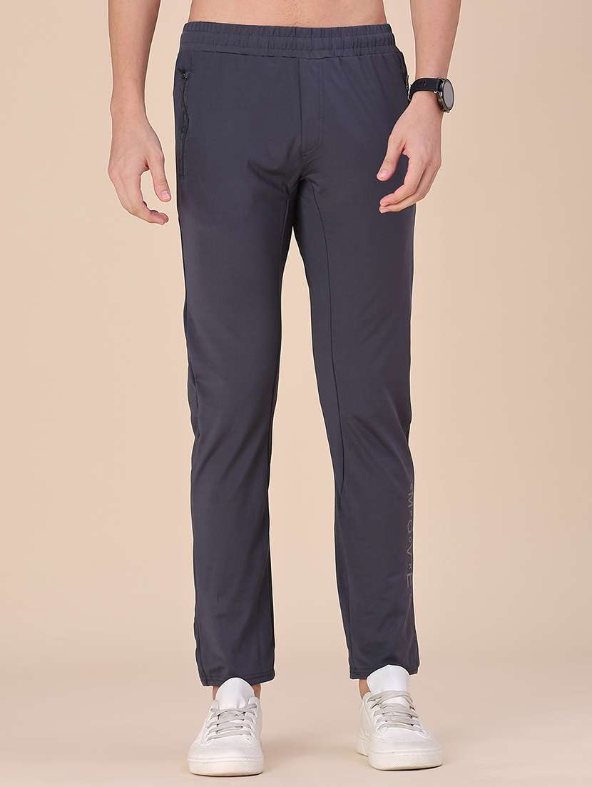 Men Typographic Mid Rise Ankle Length Track Pant - 22523412 -  Standard Image - 2