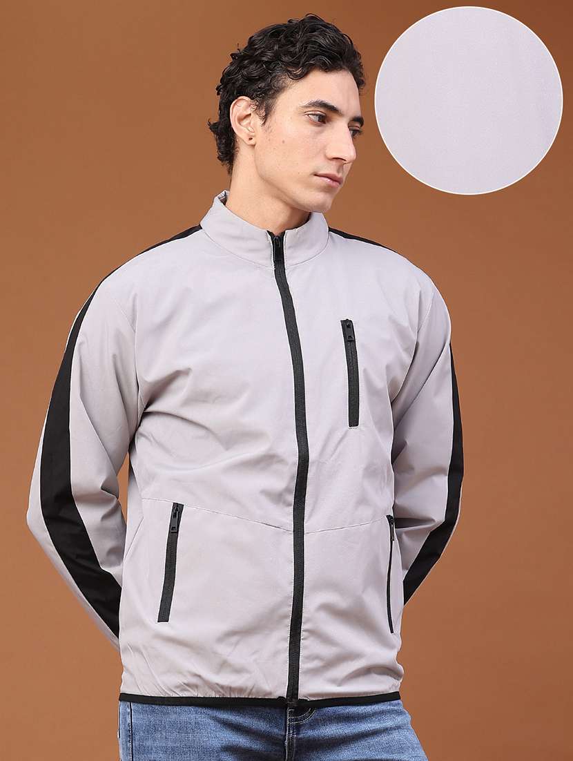 men taped long sleeve bomber jacket  - 22524246 -  Standard Image - 2
