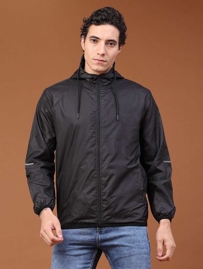 Men Solid Long Sleeve Bomber Jacket - 22524247 -  Standard Image - 2