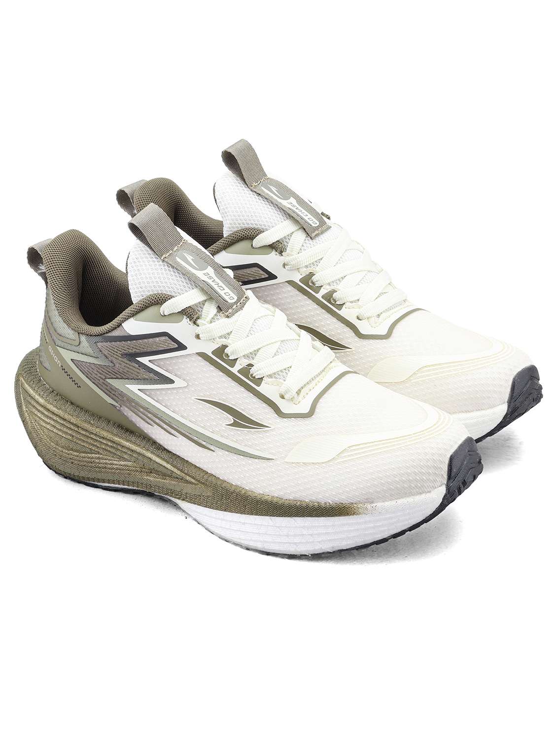 men beige lace up sport shoe - 22524317 -  Standard Image - 2