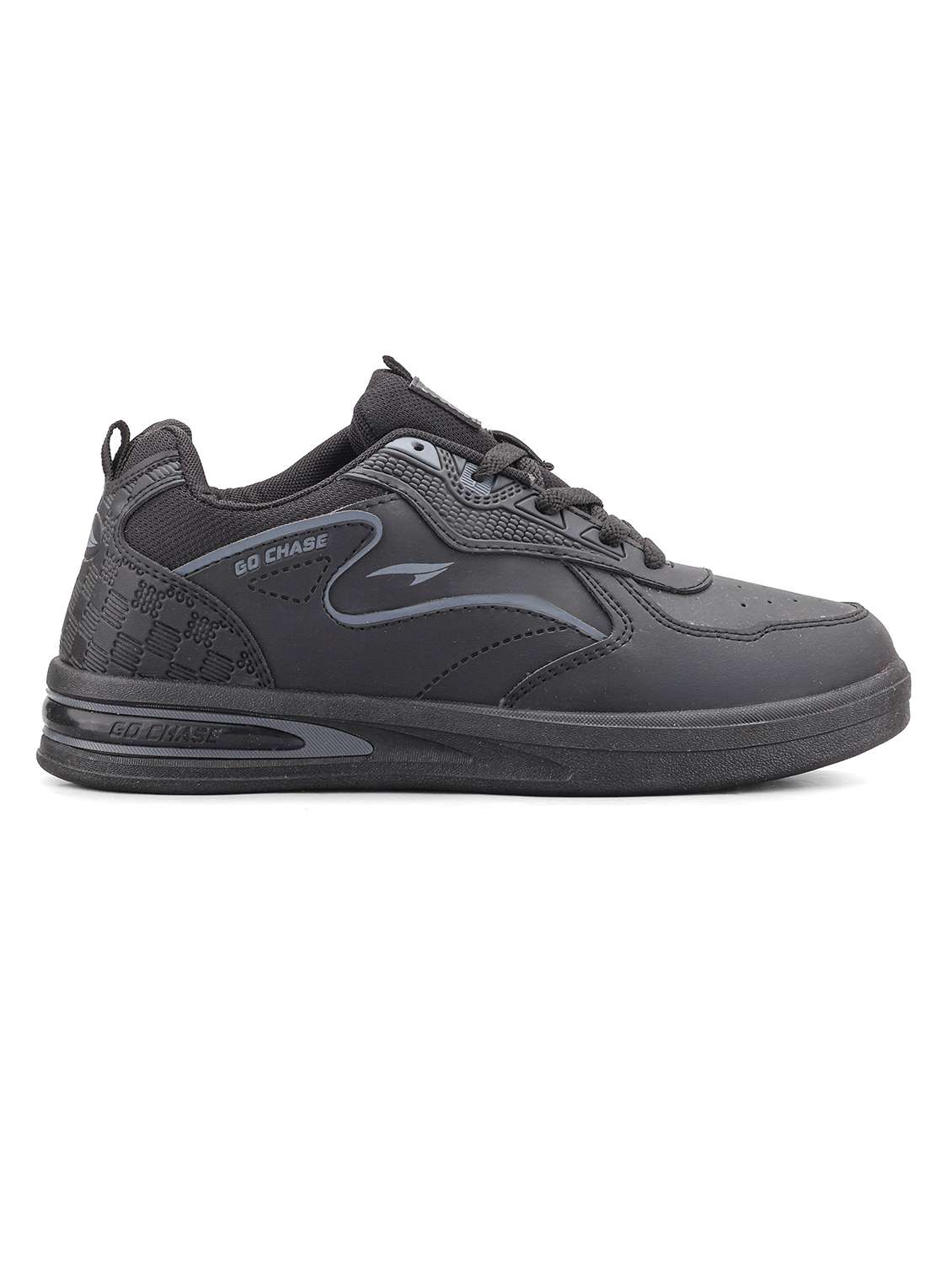 Men Black Lace Up Sneaker - 22524339 -  Standard Image - 2