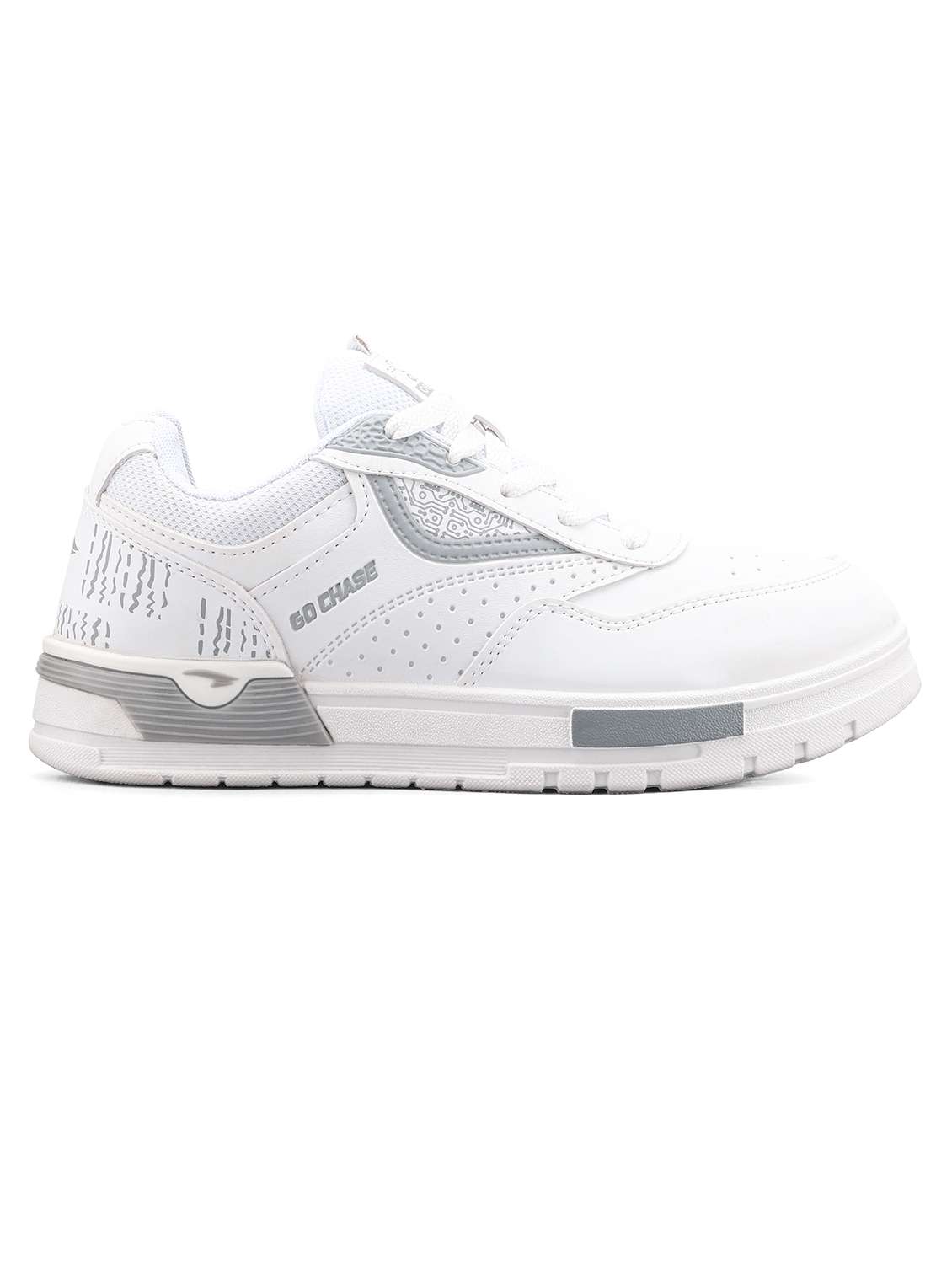 men white lace up sneaker - 22524343 -  Standard Image - 2