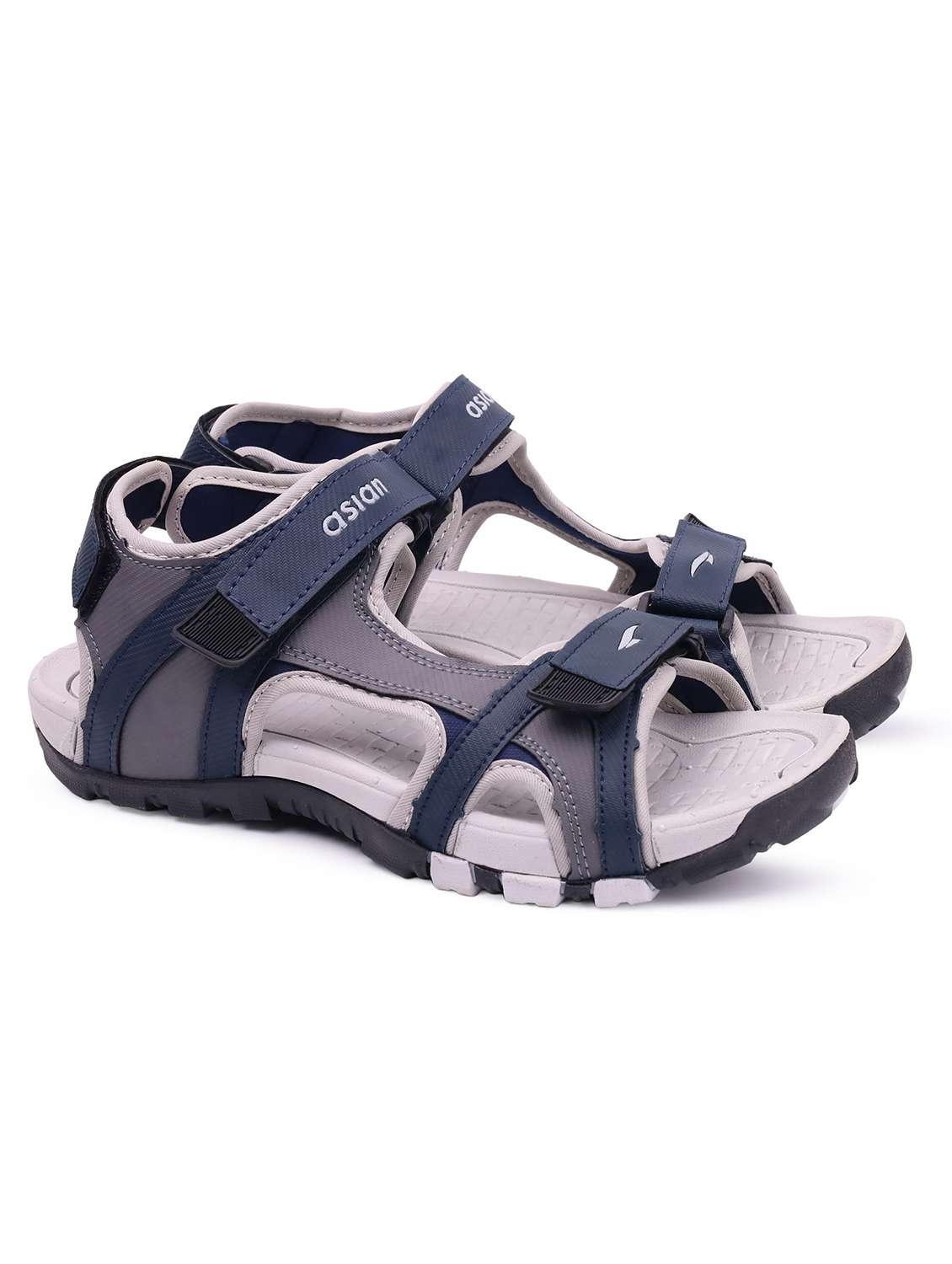 men grey back strap floater