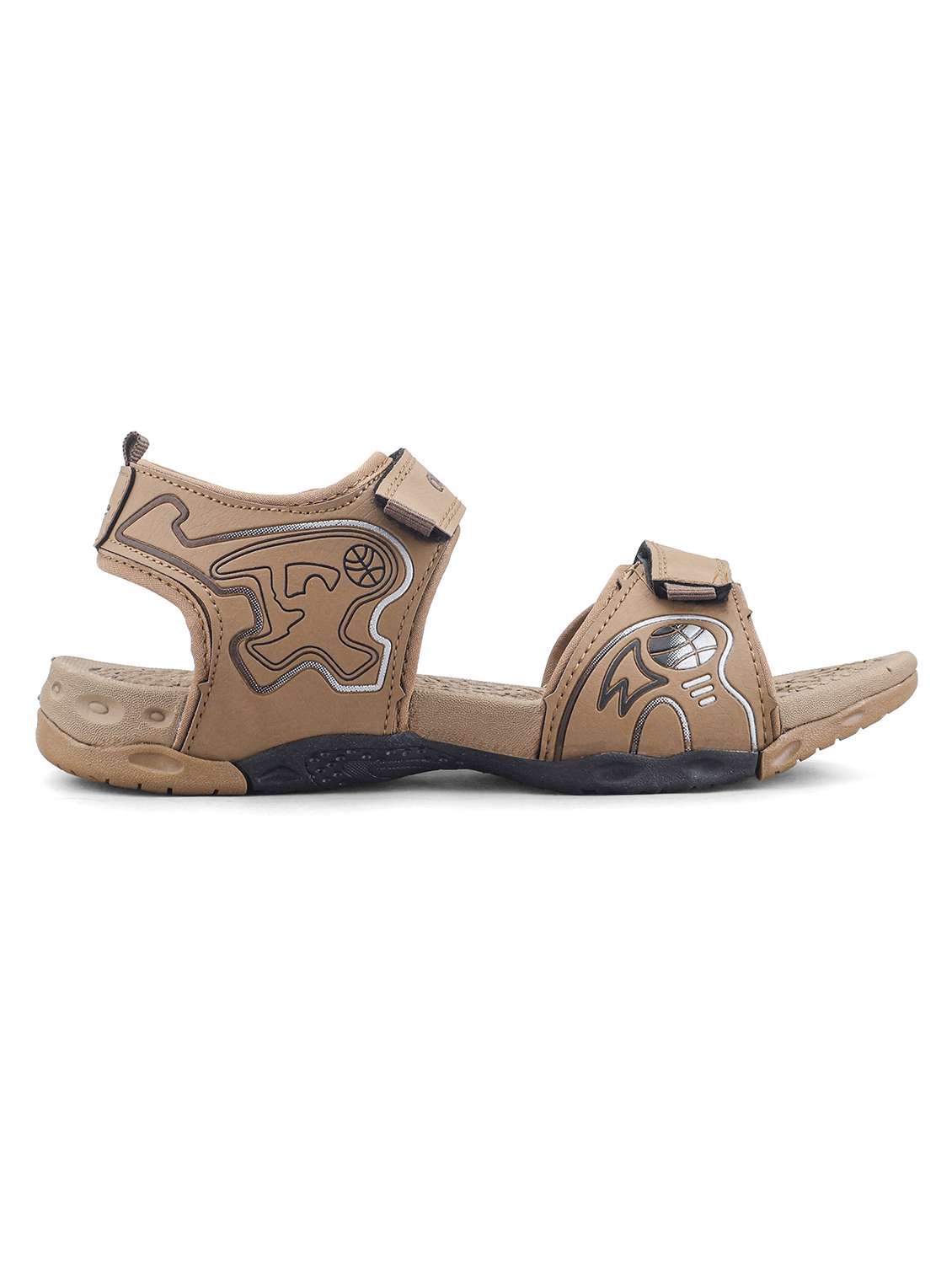 men brown back strap floater - 22524385 -  Standard Image - 2