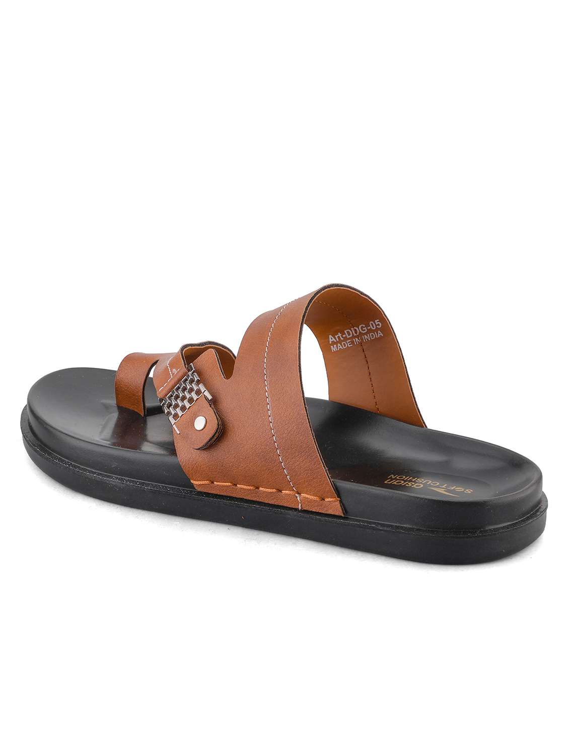 Men Tan Orthosoft Slipper - 22524411 -  Standard Image - 2