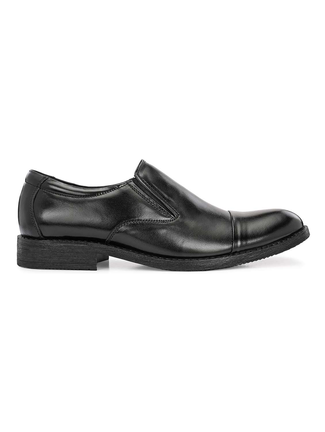 men black slip on formal shoes - 22524439 -  Standard Image - 2