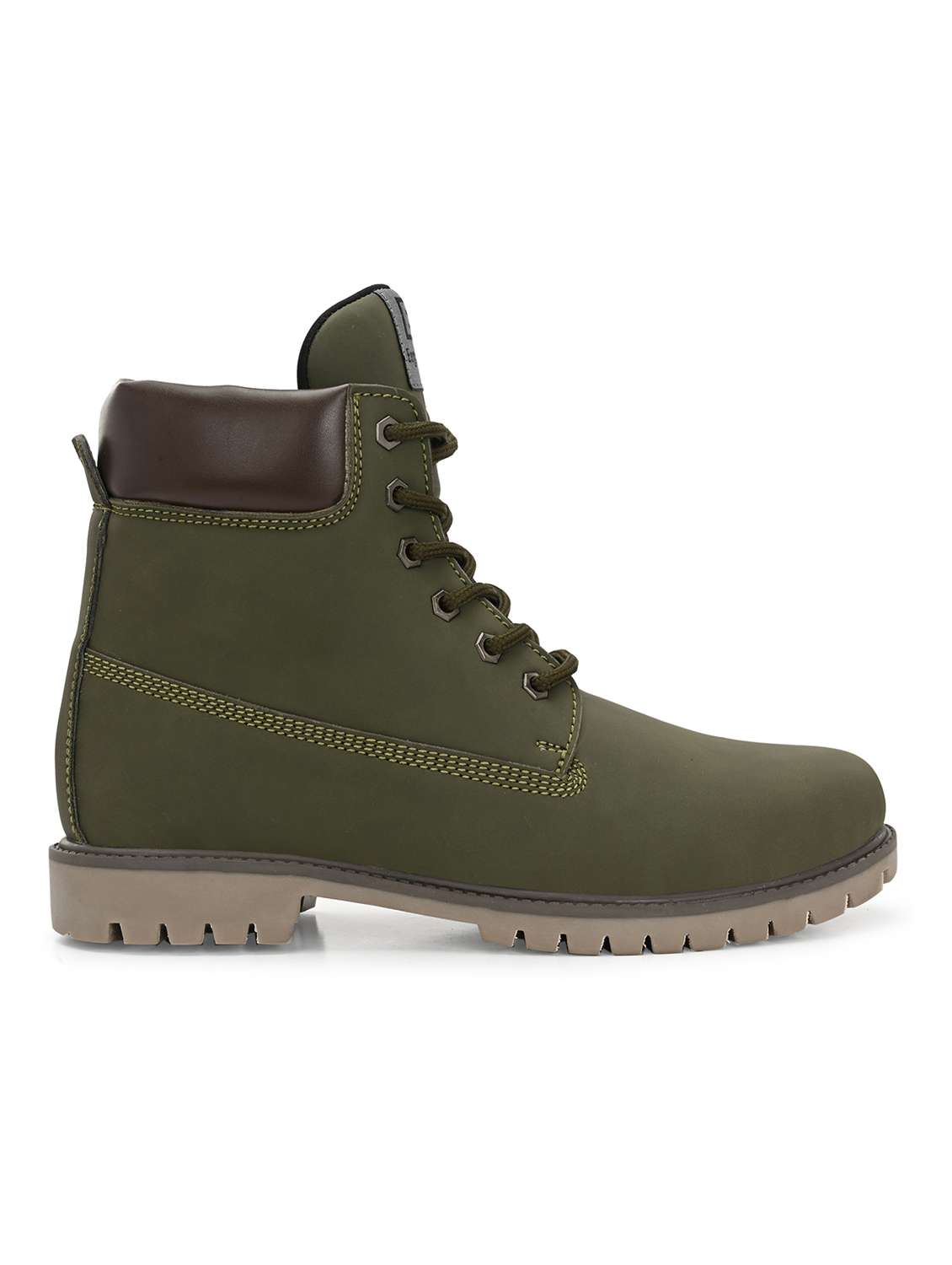 men olive hiking boots boot - 22524451 -  Standard Image - 2
