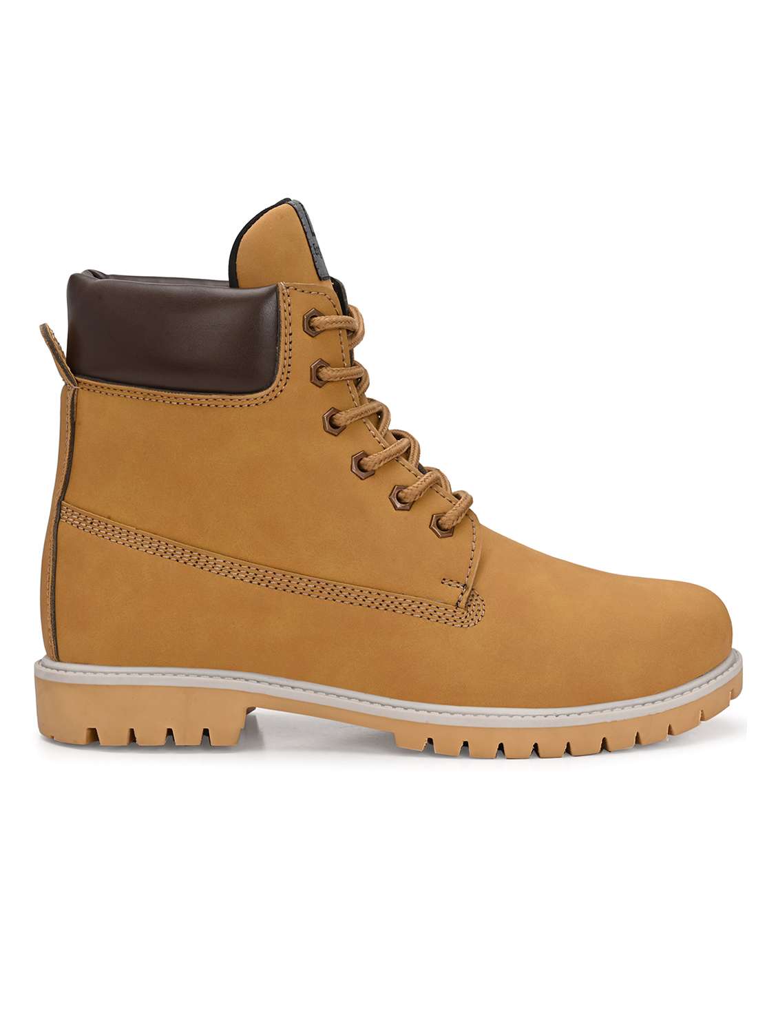 men tan hiking boots boot - 22524452 -  Standard Image - 2