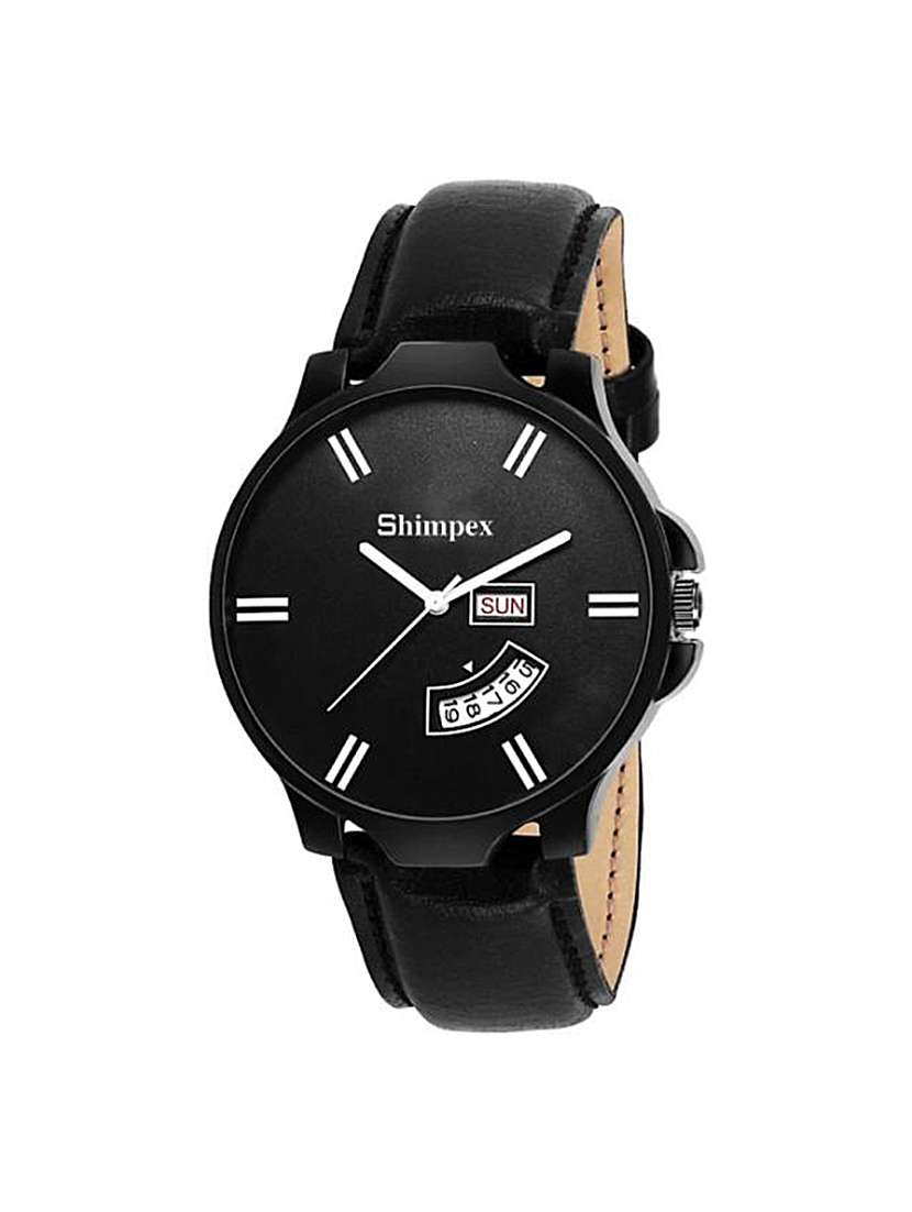men classic edge analog watch