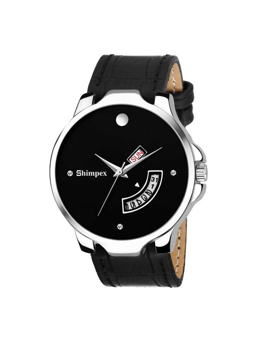 men classic edge analog watch