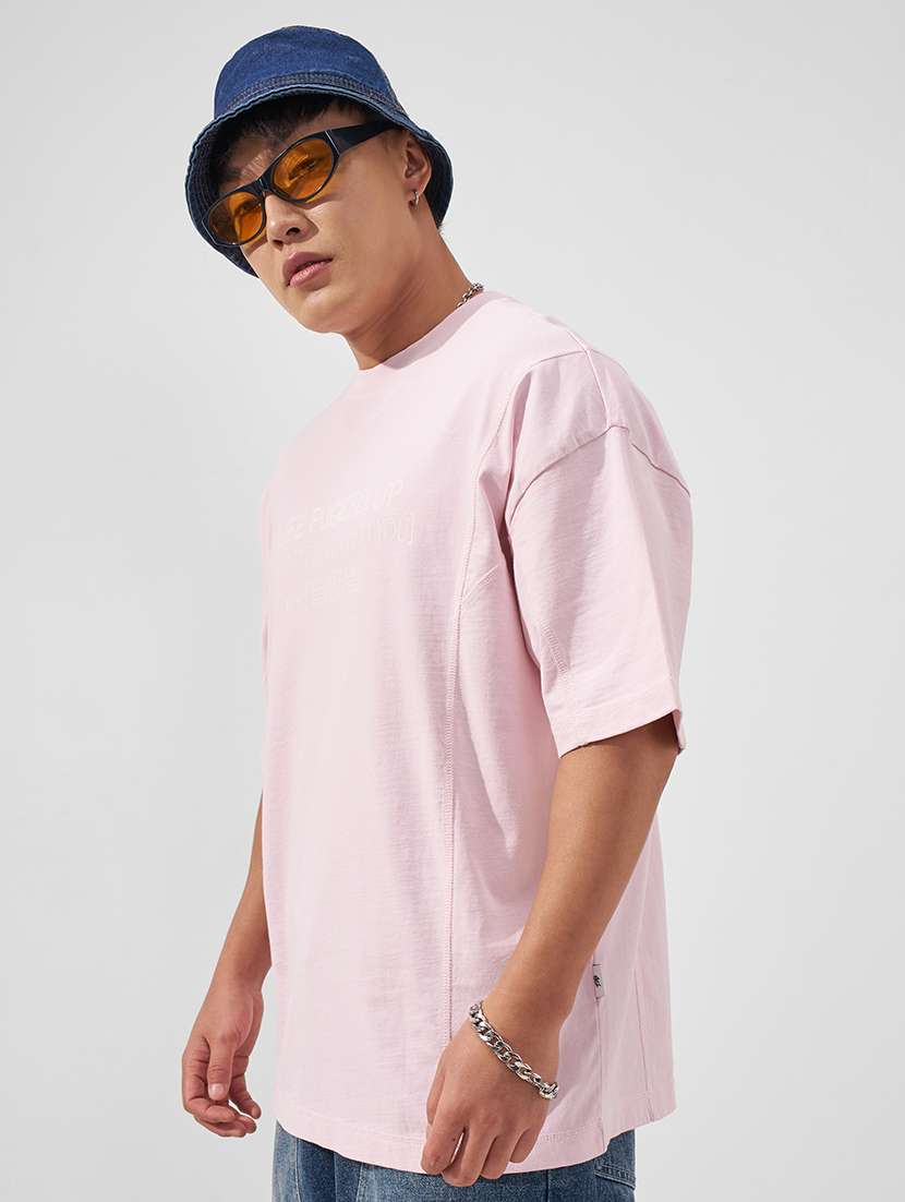 men printed short sleeve oversized t-shirt - 22526837 -  Standard Image - 2