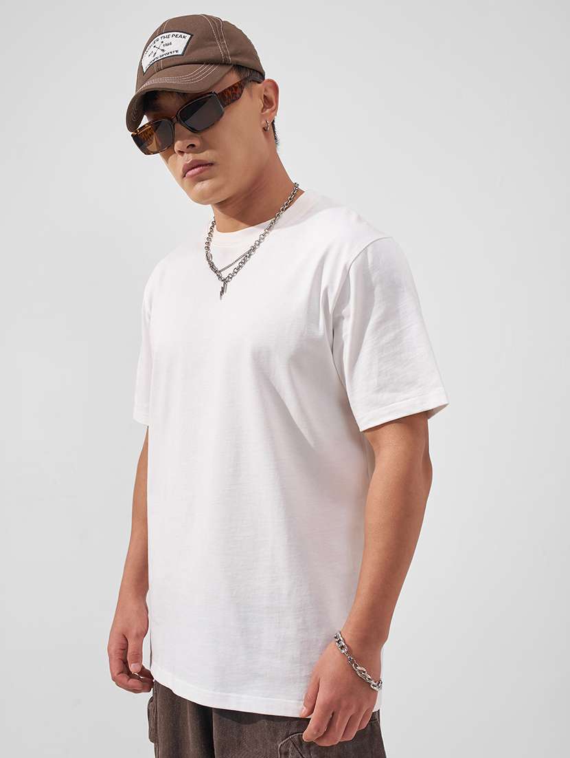 men solid short sleeve regular fit t-shirt - 22526841 -  Standard Image - 2