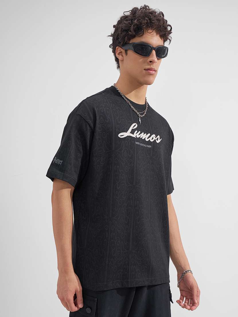 men printed short sleeve oversized t-shirt - 22526917 -  Standard Image - 2