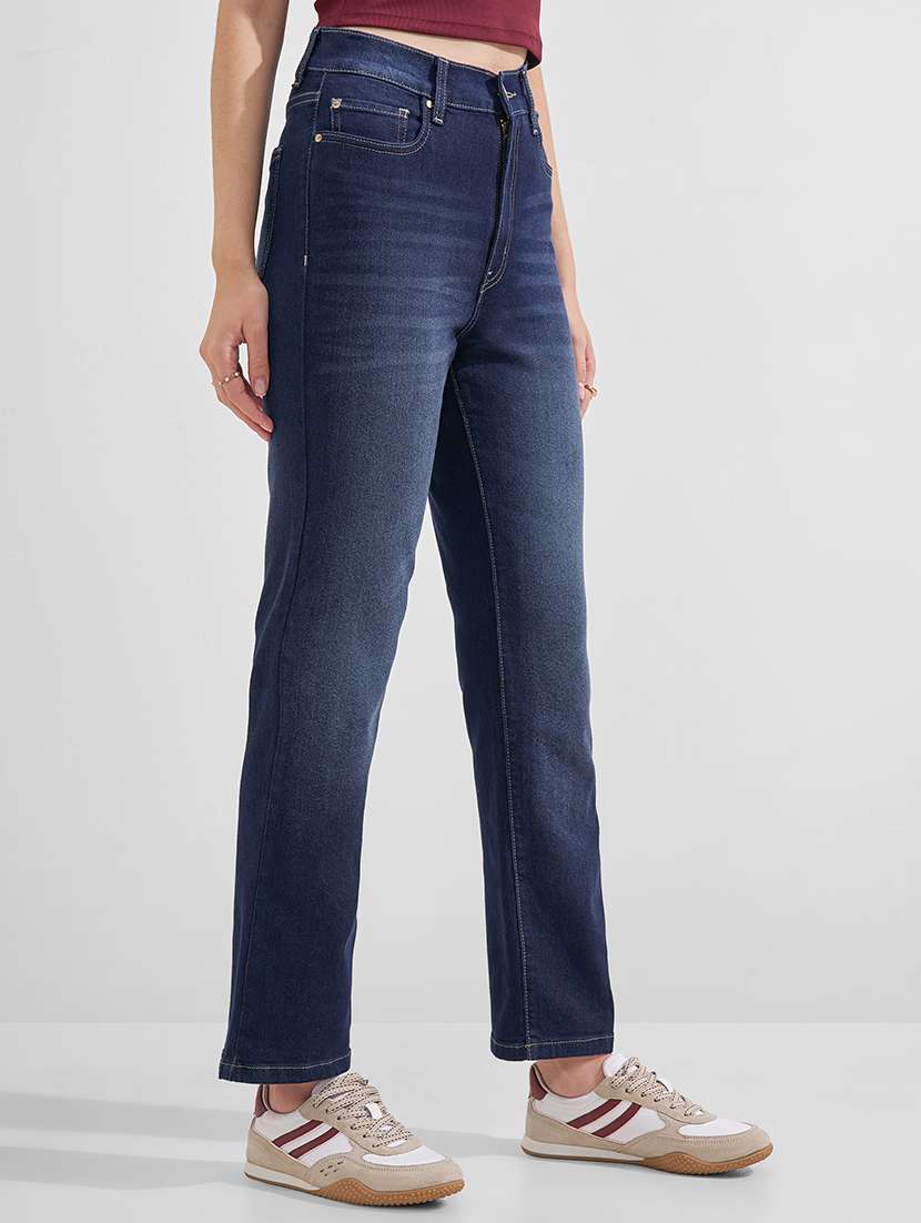 women solid mid rise slim fit jeans - 22526927 -  Standard Image - 2