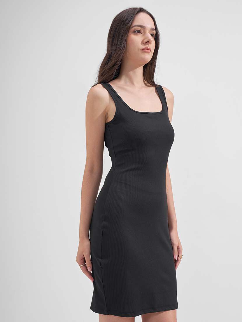 women solid sleeveless bodycon dress - 22526974 -  Standard Image - 2