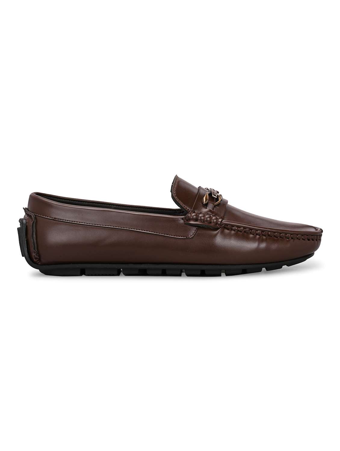 men brown slip on horsebit loafer - 22527041 -  Standard Image - 2