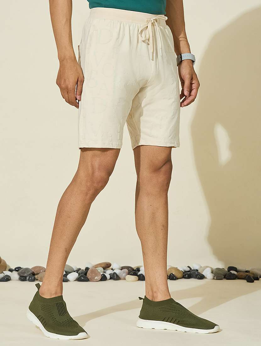 men self design mid rise regular fit shorts - 22527206 -  Standard Image - 2