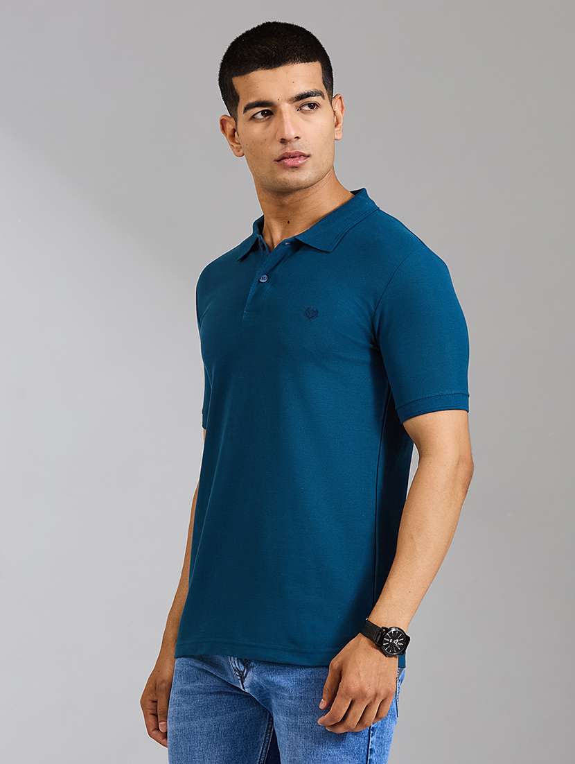 men solid short sleeve slim fit casual shirt - 22527315 -  Standard Image - 2