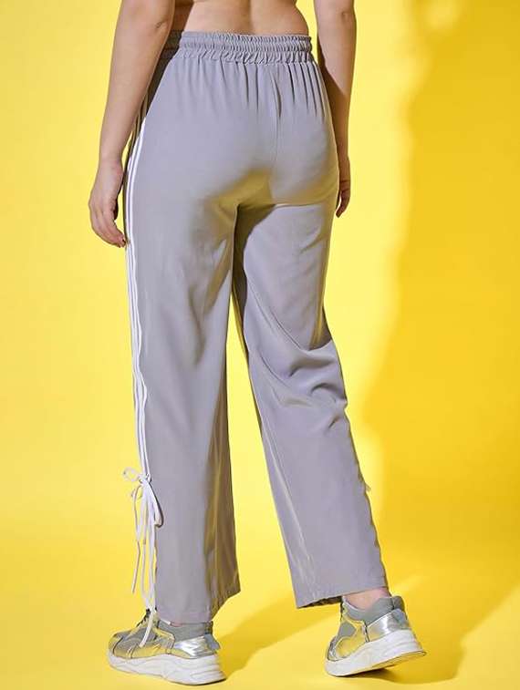 women tapered mid rise track pant - 22527554 -  Standard Image - 2