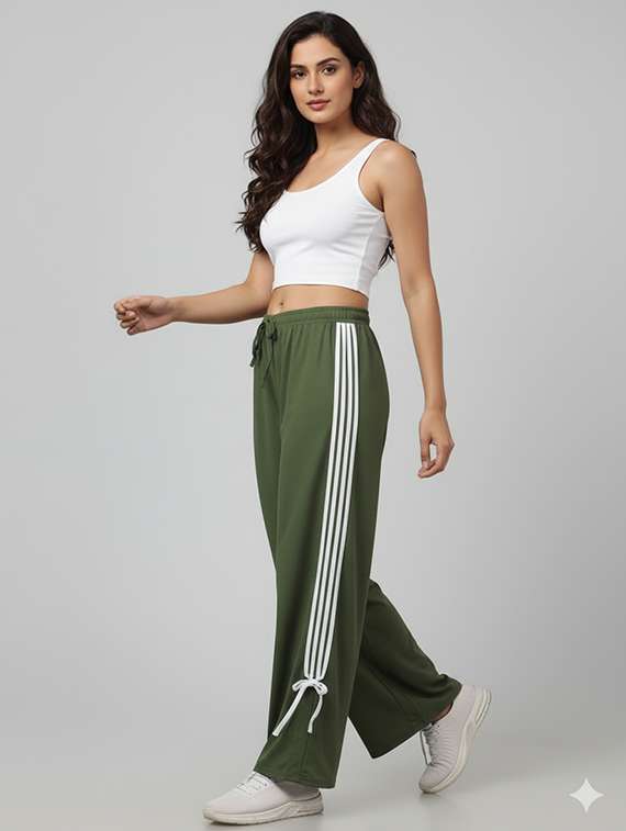 women tapered high rise track pant - 22527556 -  Standard Image - 2