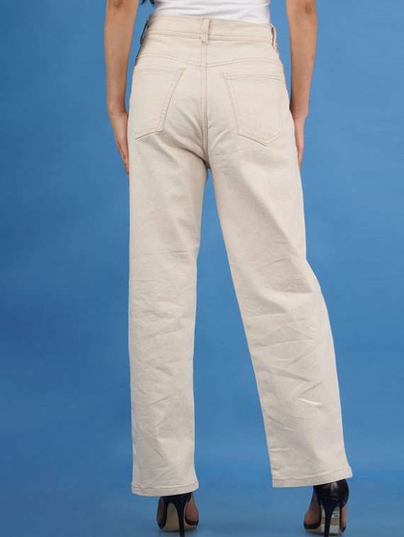 women solid mid rise straight fit jeans - 22528610 -  Standard Image - 2