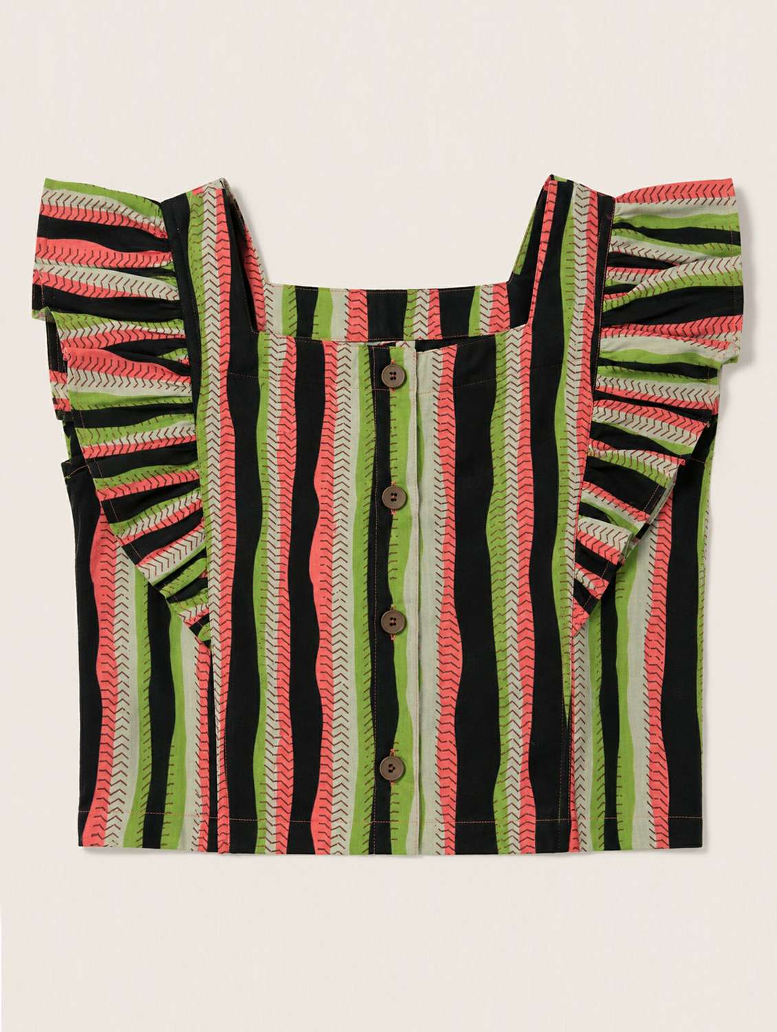 girls printed sleeveless top and trouser co-ord set - 22528771 -  Standard Image - 2