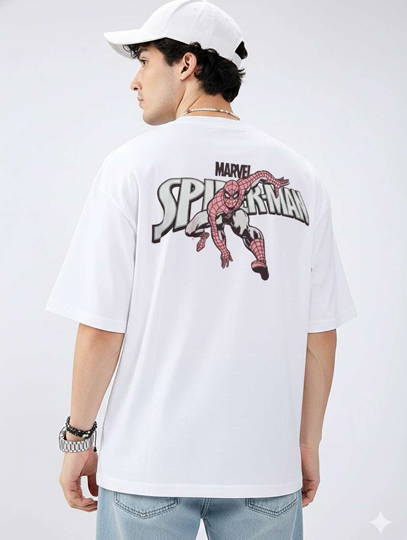 men printed short sleeve oversized t-shirt