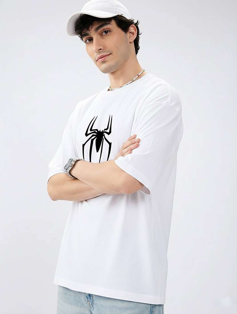 men printed short sleeve oversized t-shirt - 22528990 -  Standard Image - 2