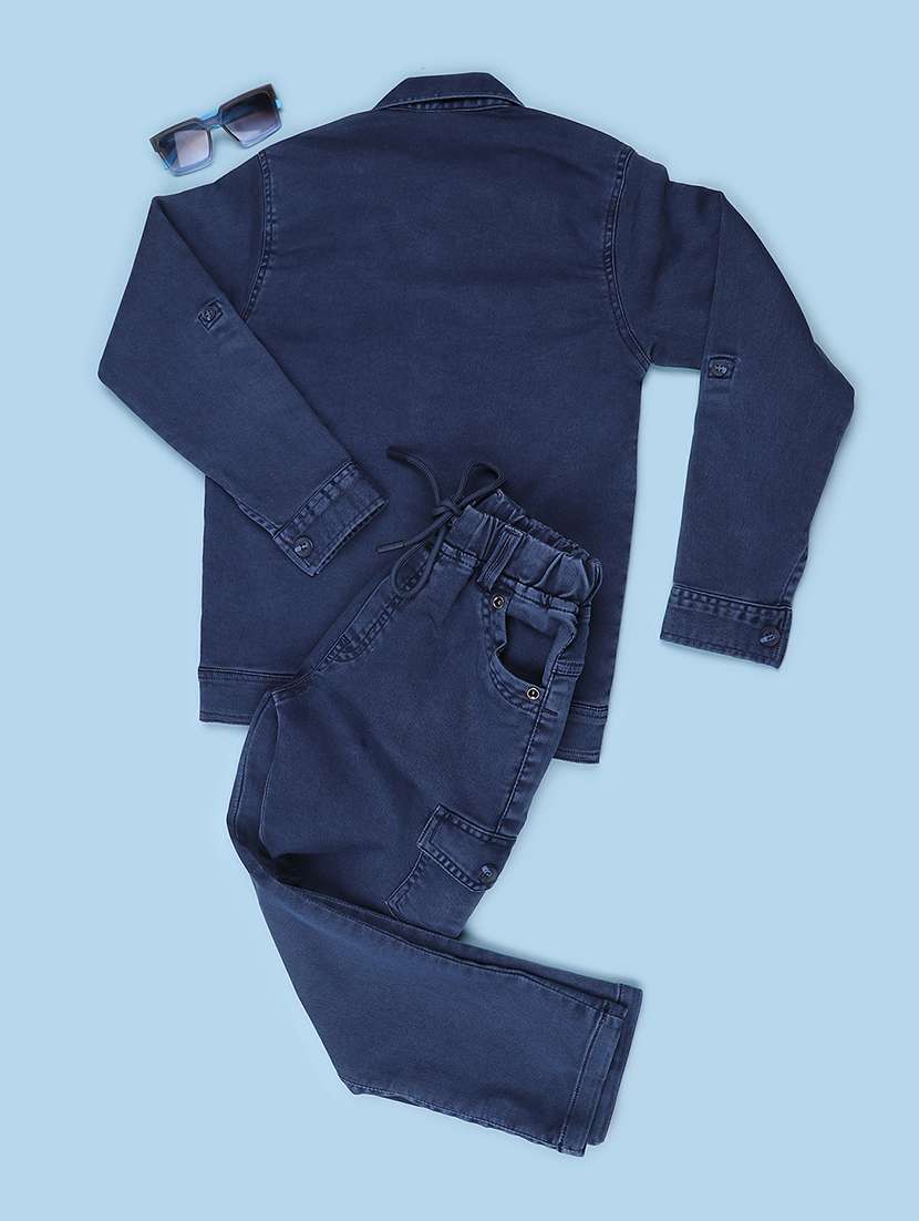 Boys Printed Long Sleeves Full Length Set - 22530435 -  Standard Image - 2