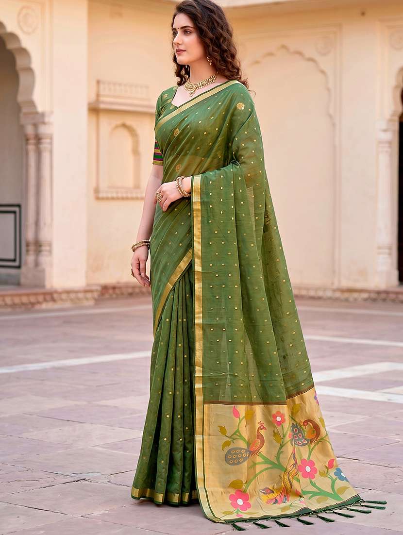 women self design paithani saree with blouse - 22539929 -  Standard Image - 2