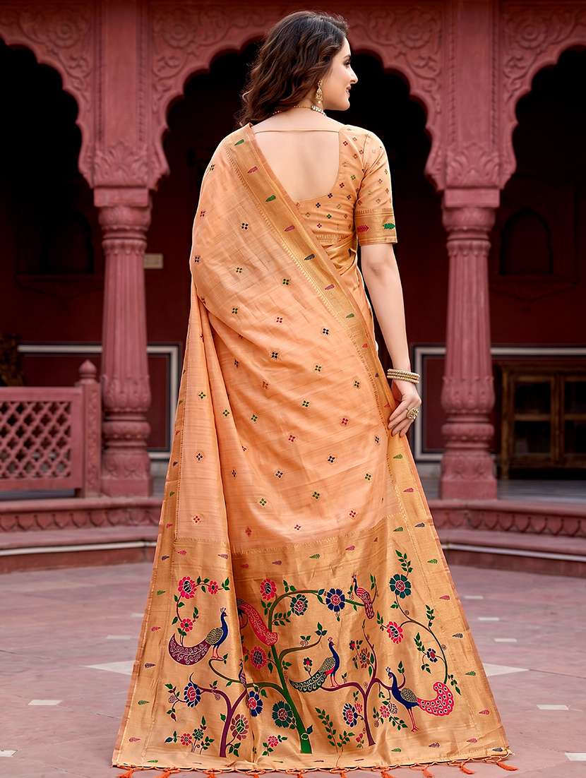 women self design paithani saree with blouse - 22539954 -  Standard Image - 2
