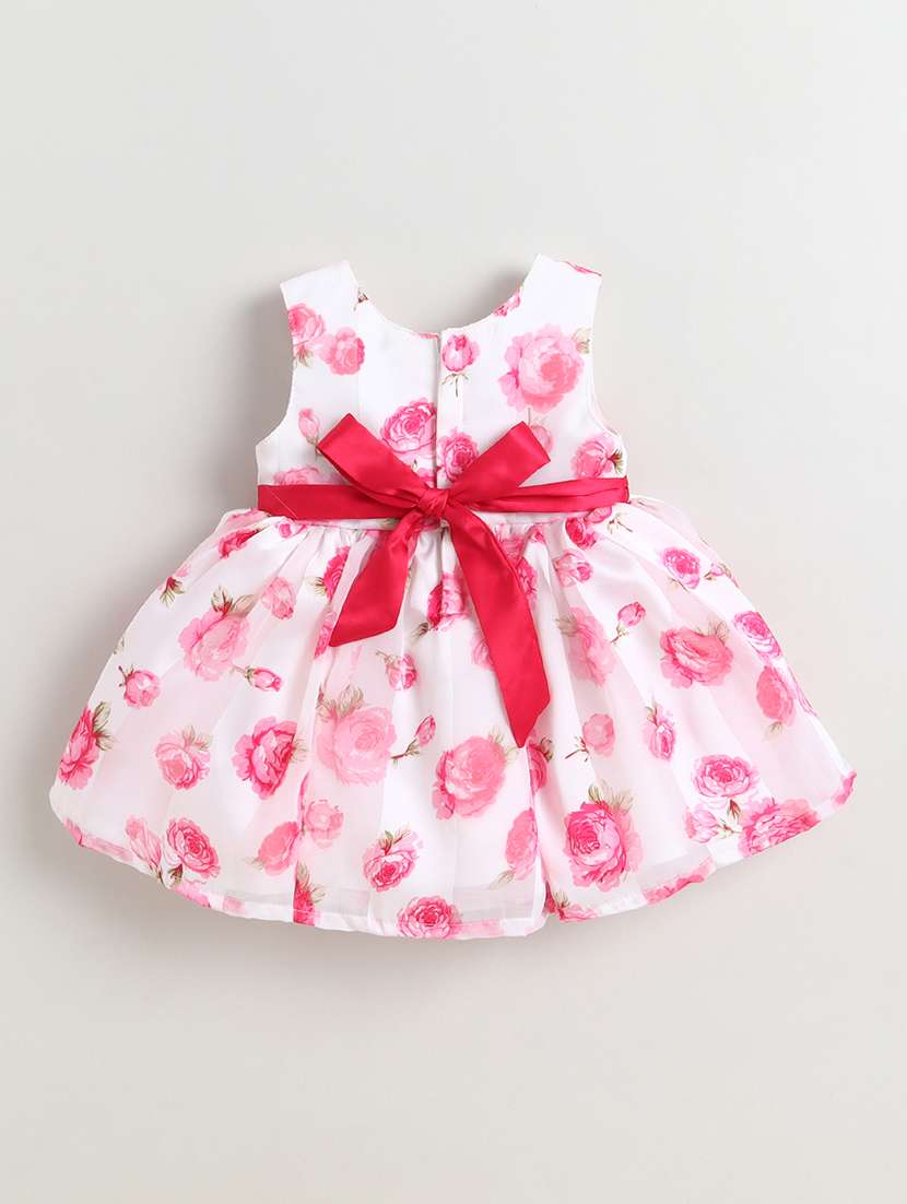girls printed round neck frock - 22539992 -  Standard Image - 2
