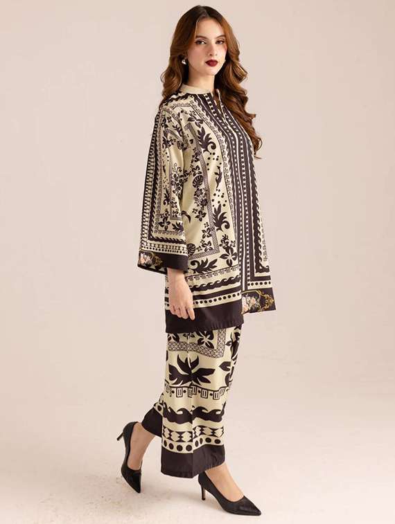 women printed long sleeve ethnic co-ord set - 22540018 -  Standard Image - 2