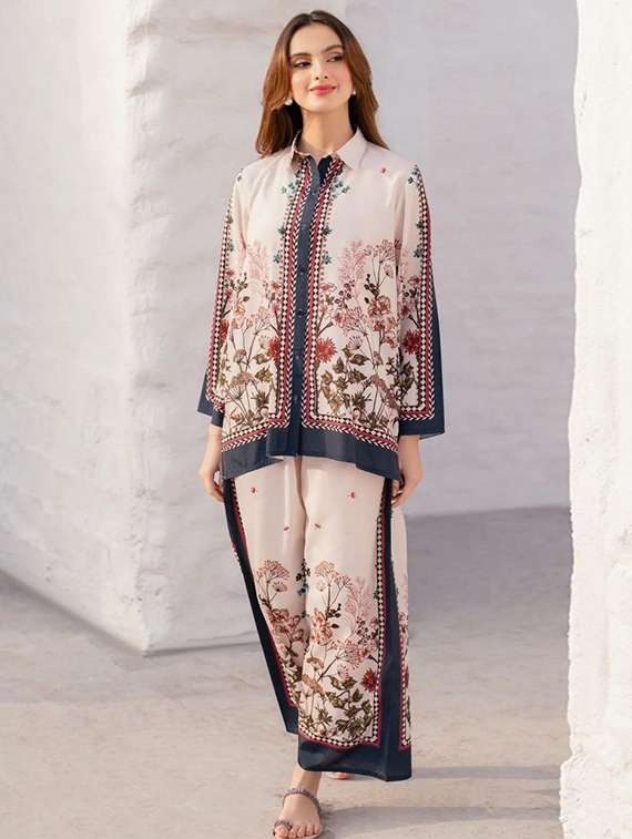 women printed long sleeve ethnic co-ord set - 22540021 -  Standard Image - 2