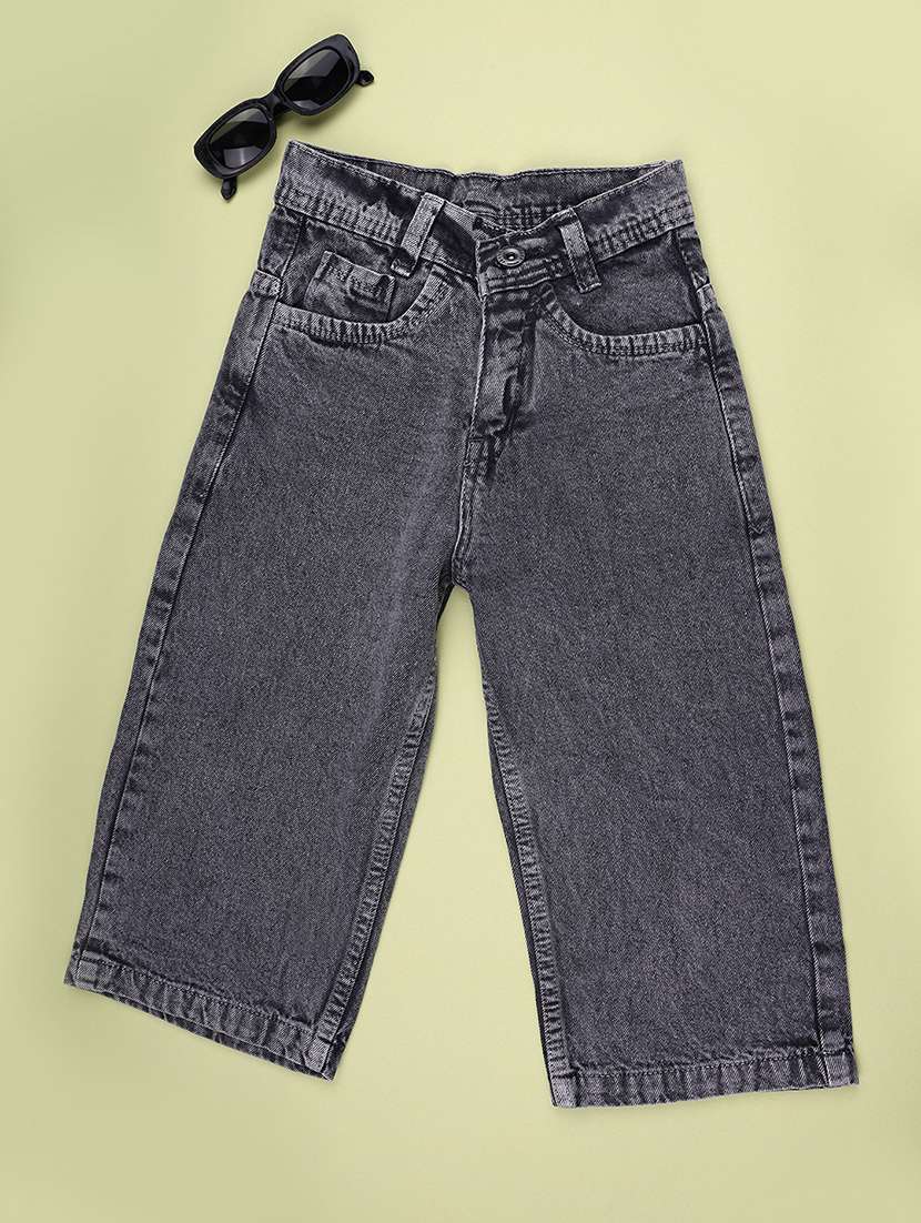 boys washed mid rise straight fit jeans - 22540069 -  Standard Image - 2