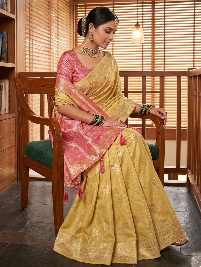 women self design banarasi saree with blouse - 22540113 -  Standard Image - 2