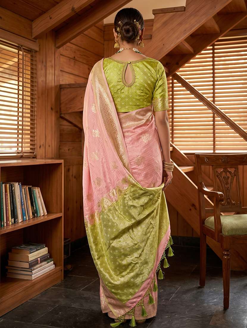 women self design banarasi saree with blouse - 22540114 -  Standard Image - 2