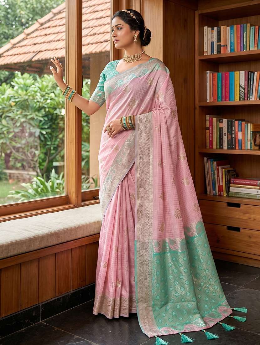 women self design banarasi saree with blouse - 22540117 -  Standard Image - 2