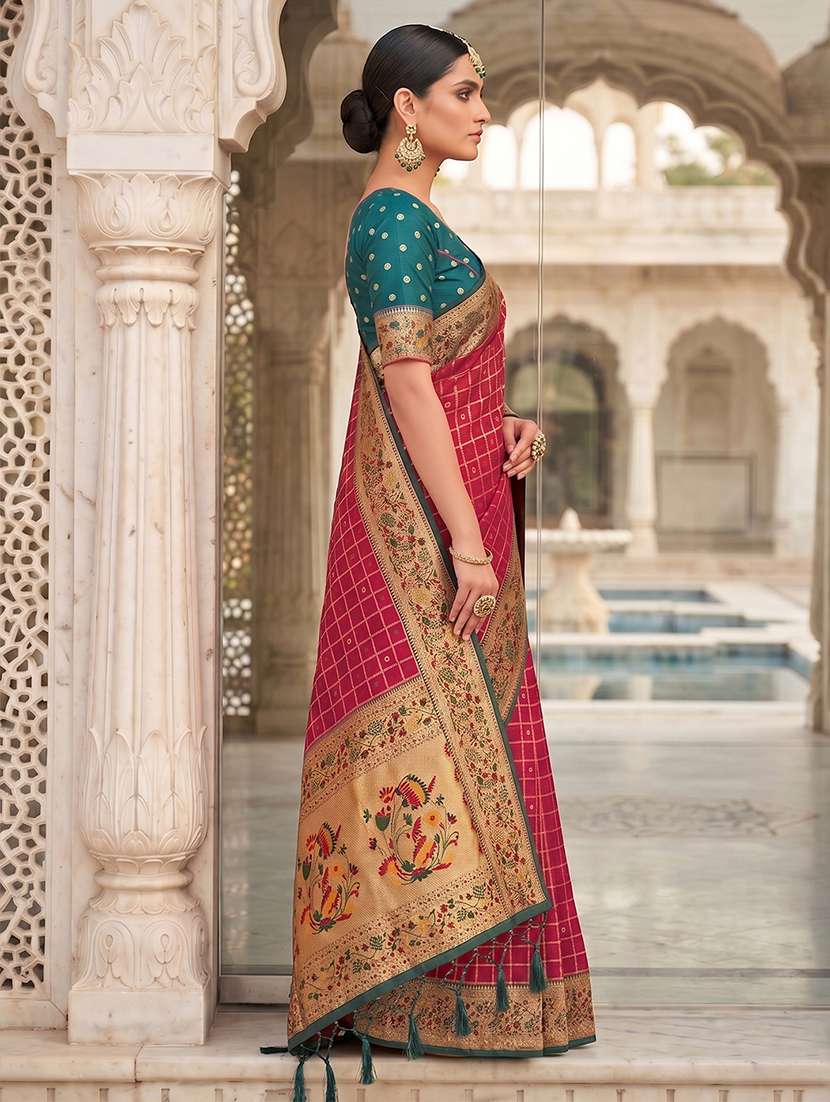 women self design banarasi saree with blouse - 22540129 -  Standard Image - 2