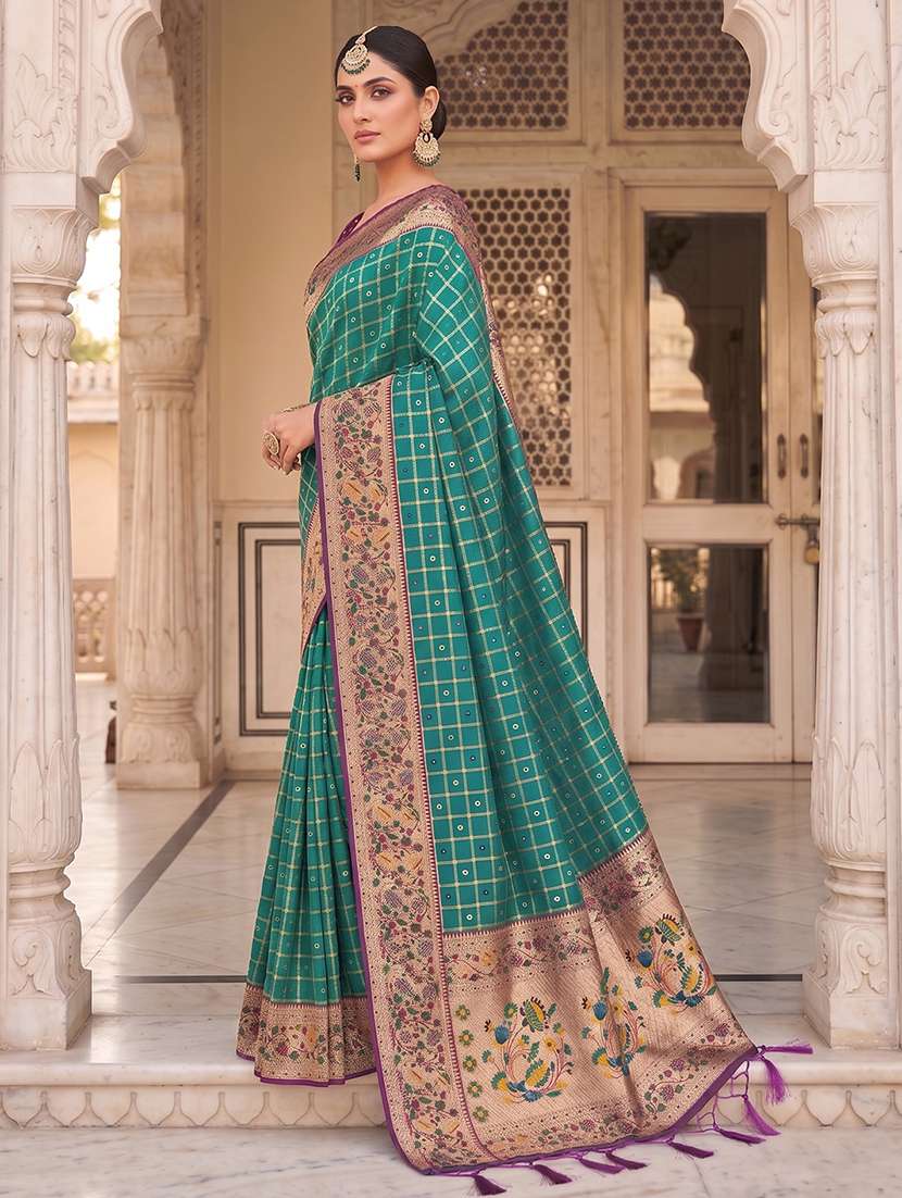 women self design banarasi saree with blouse - 22540130 -  Standard Image - 2
