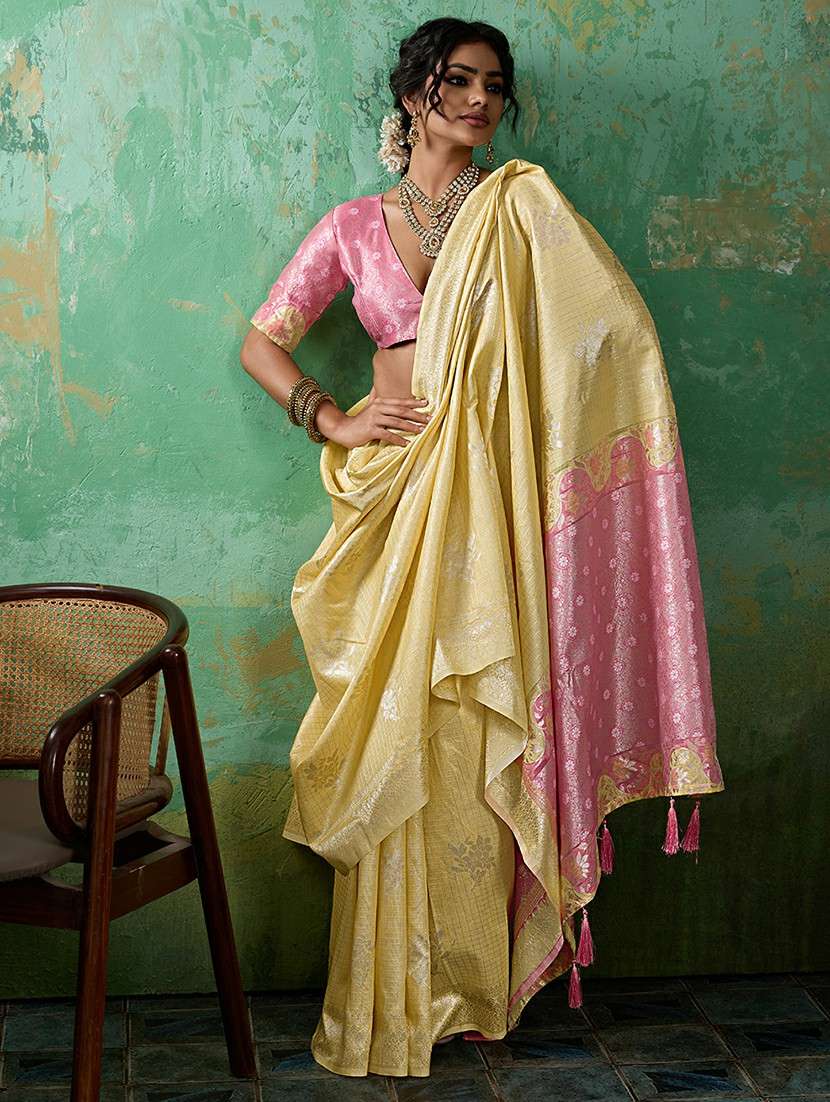 women self design banarasi saree with blouse - 22540131 -  Standard Image - 2
