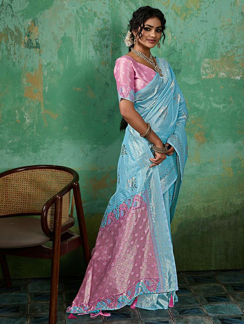 women self design banarasi saree with blouse - 22540133 -  Standard Image - 2