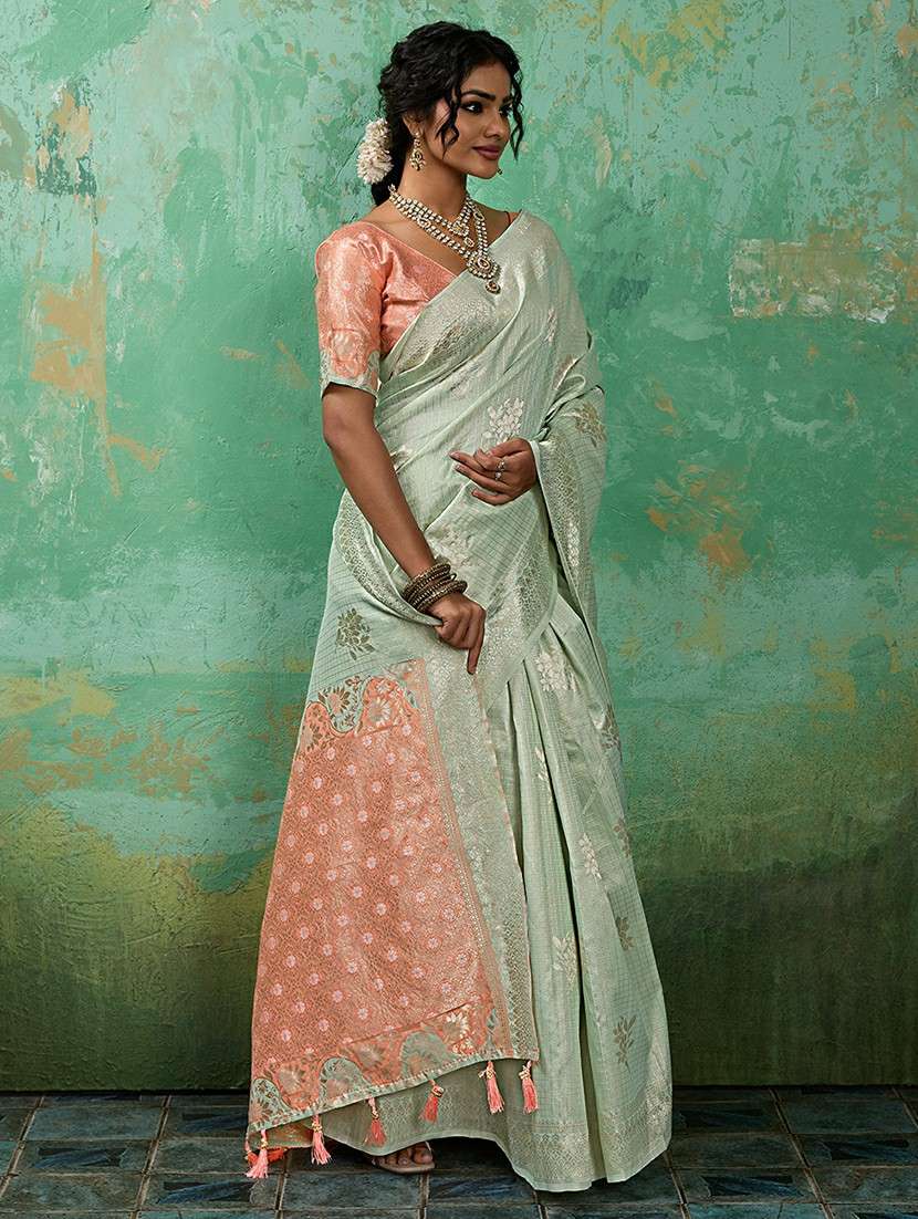 women self design banarasi saree with blouse - 22540134 -  Standard Image - 2