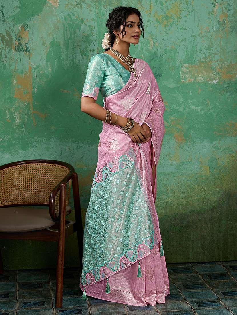 women self design banarasi saree with blouse - 22540135 -  Standard Image - 2