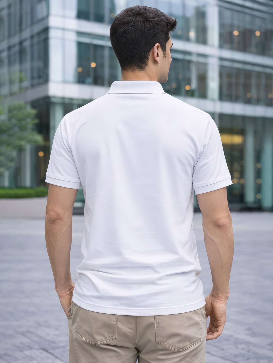 men logo print short sleeve regular fit polo t-shirt - 22540161 -  Standard Image - 2