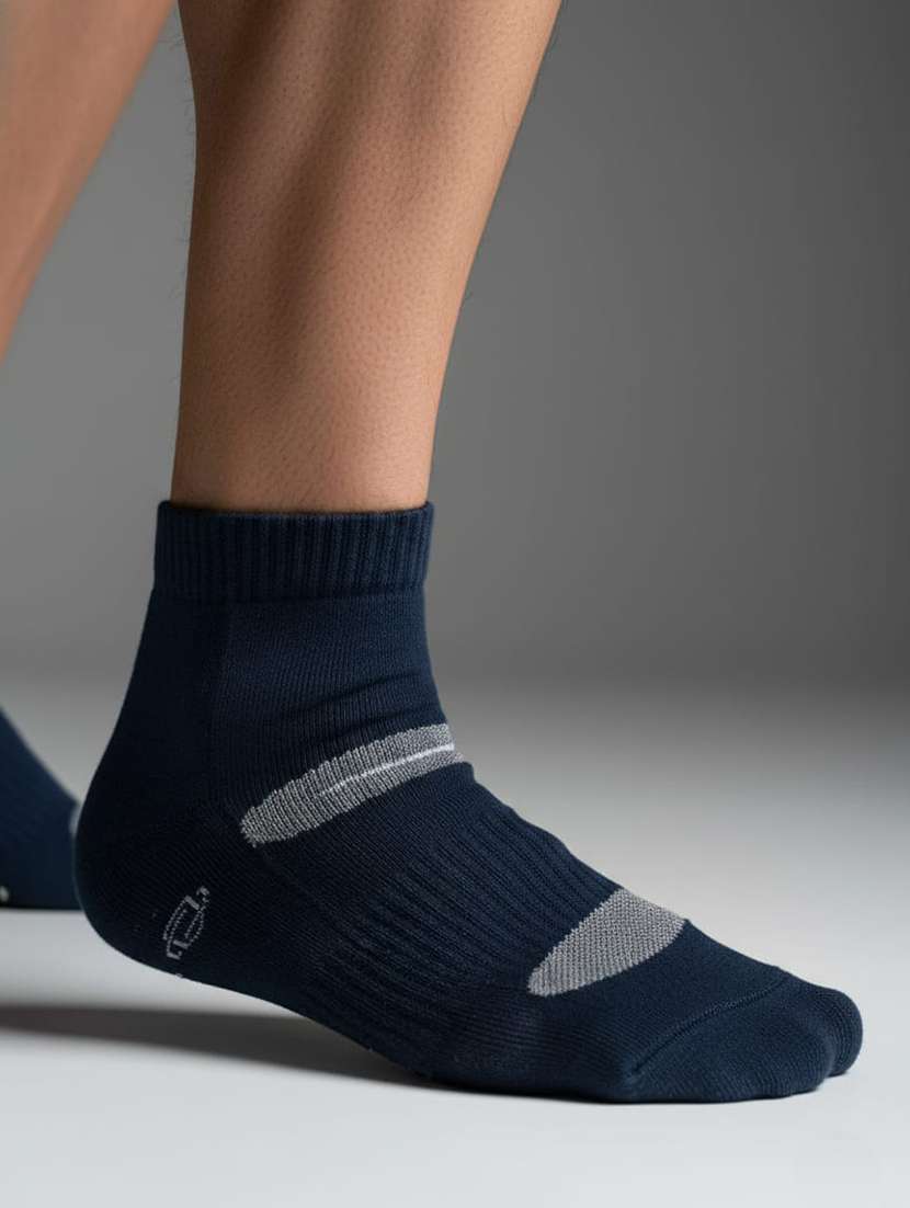 Men Pack Of 3 Ankle Length Sock - 22540184 -  Standard Image - 2
